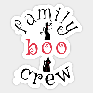 halloween family boo crew 2023 Sticker